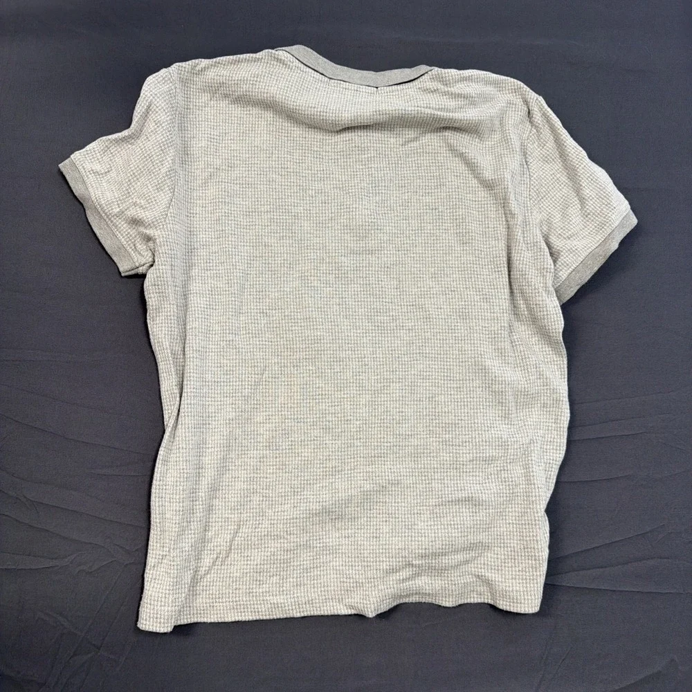 Robert Barakett grey quarter-zip‎ polo shirt size small